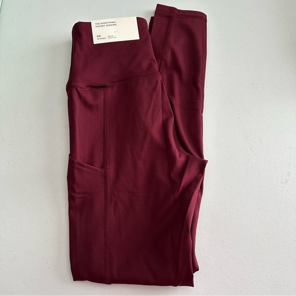 American Eagle Outfitters Red Leggings for Effortless Style - Picture 1 of 3